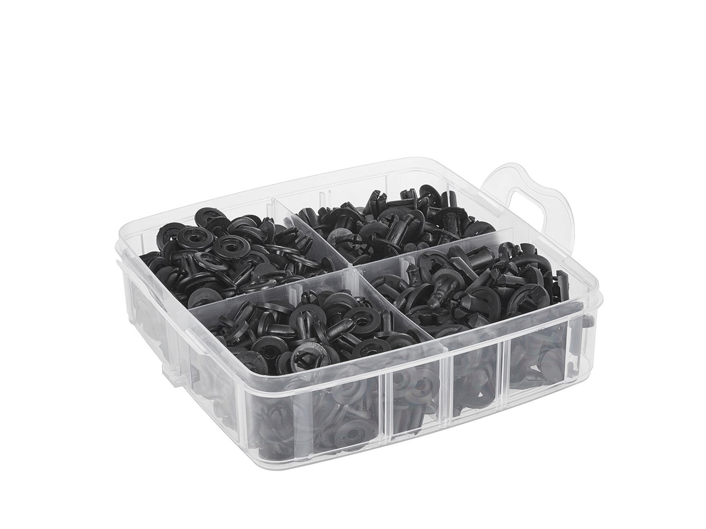 Set clipsuri / cleme auto de fixare pentru tapiterie, 655 elemente, Geko G02935