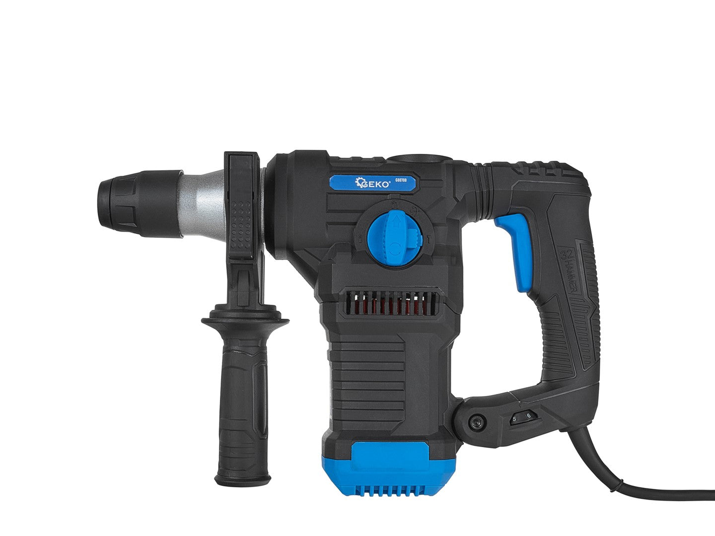 Ciocan rotopercutor SDS+, 1500 W, 6J, Geko G80708