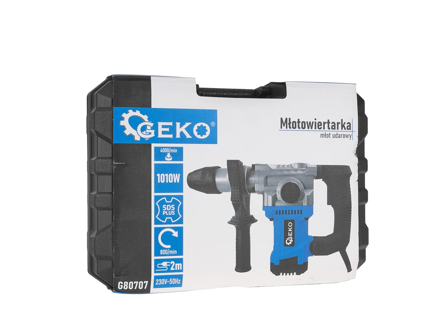 Ciocan rotopercutor SDS+, 1010 W, 4J, Geko G80707