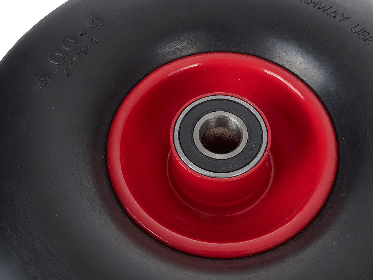 Roata pentru roaba din poliuretan cu janta de metal, 4.00, Geko G71049