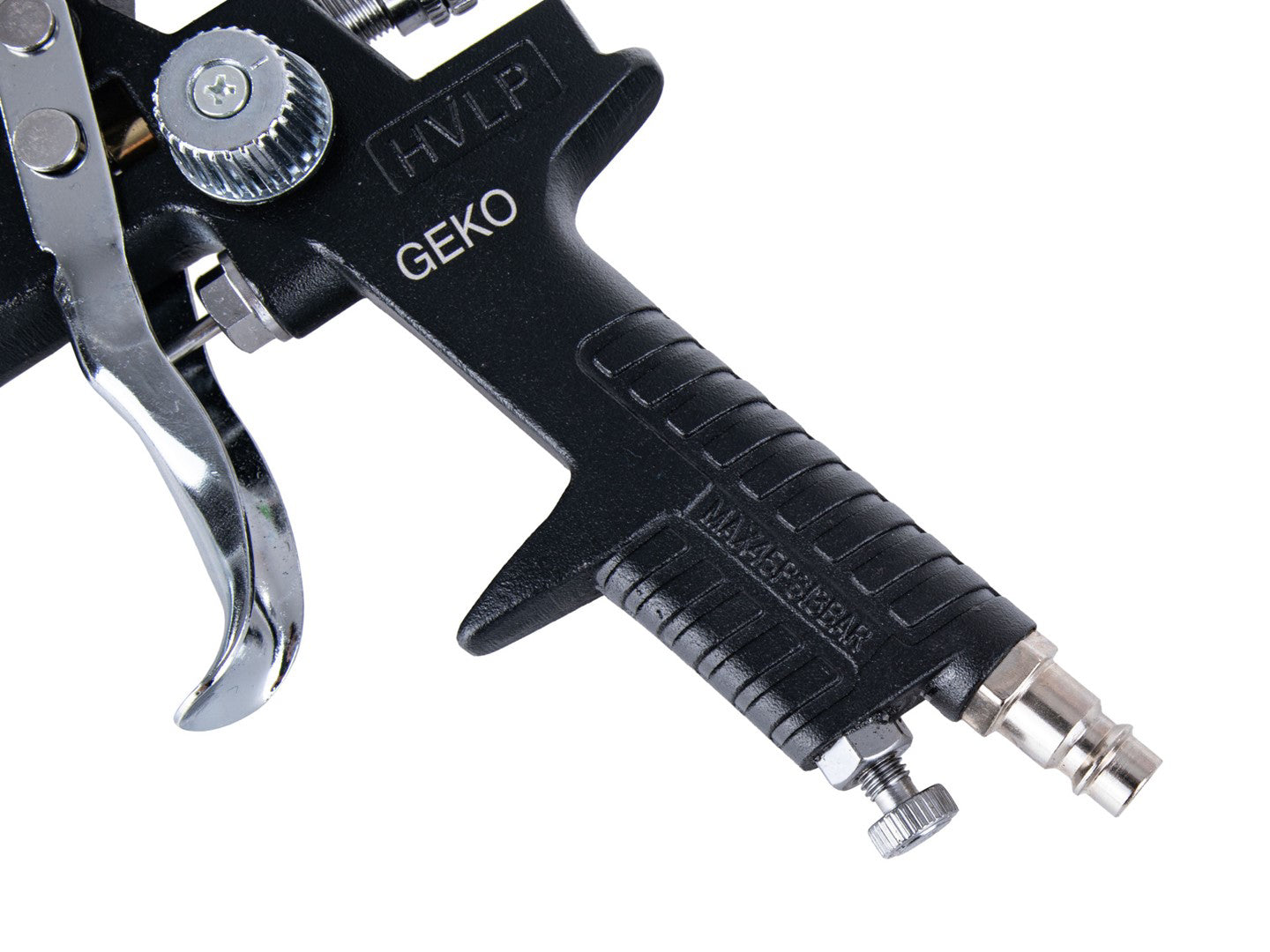 Pisto de vopsit HVLP cu 4 duze, Geko G03123