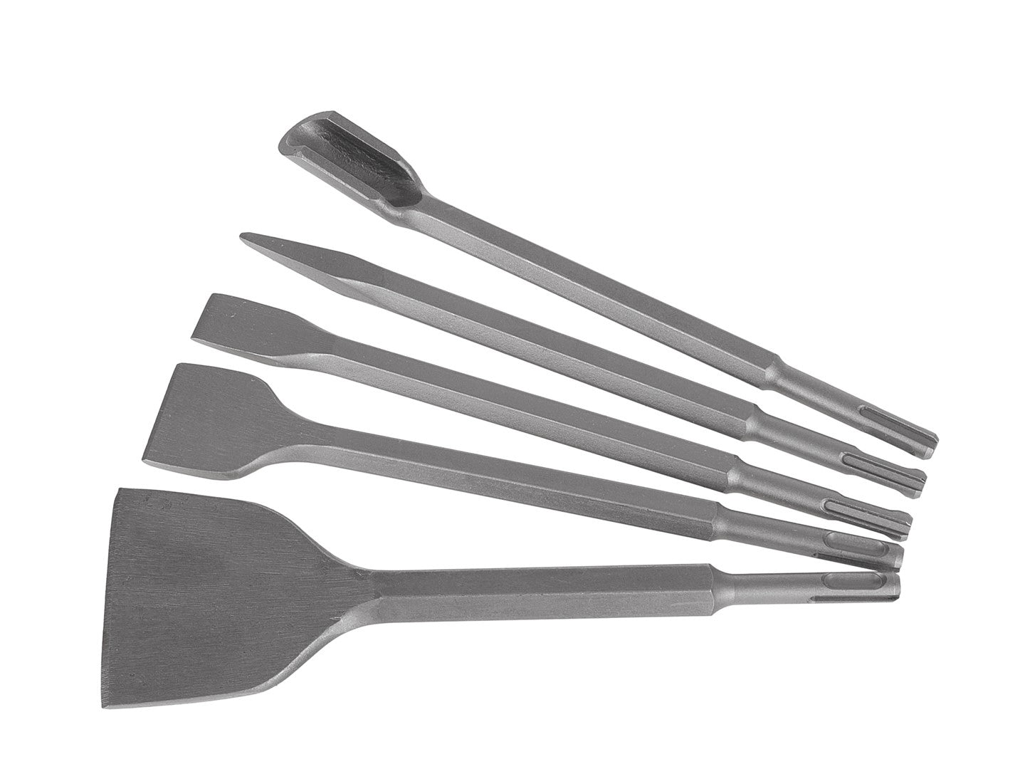 Set dalti SDS-plus, 5 elemente, Geko G40027