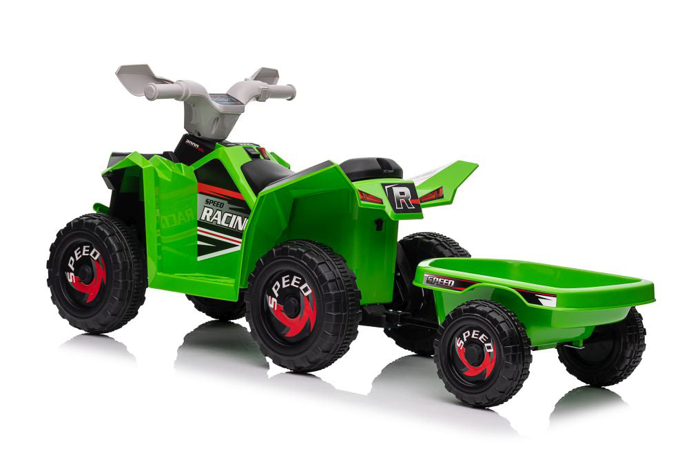 Quad cu remorca XMX630T, verde, Lean 15531