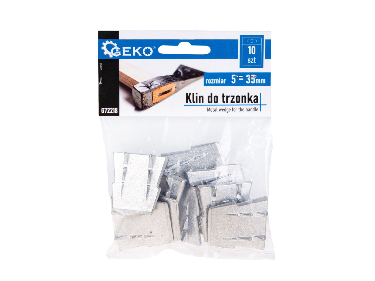 Set pana pentru despicat, marimea 5, 10 elemente, Geko G72218