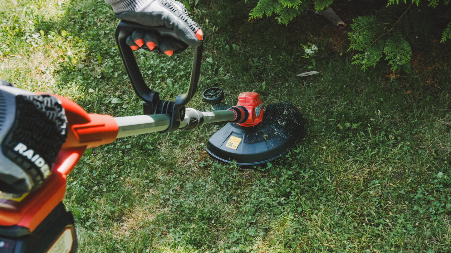 Trimmer electric pentru tuns iarba Solo (fara acumulator si incarcator) RDP-YGT20, 25 cm, Raider 075764