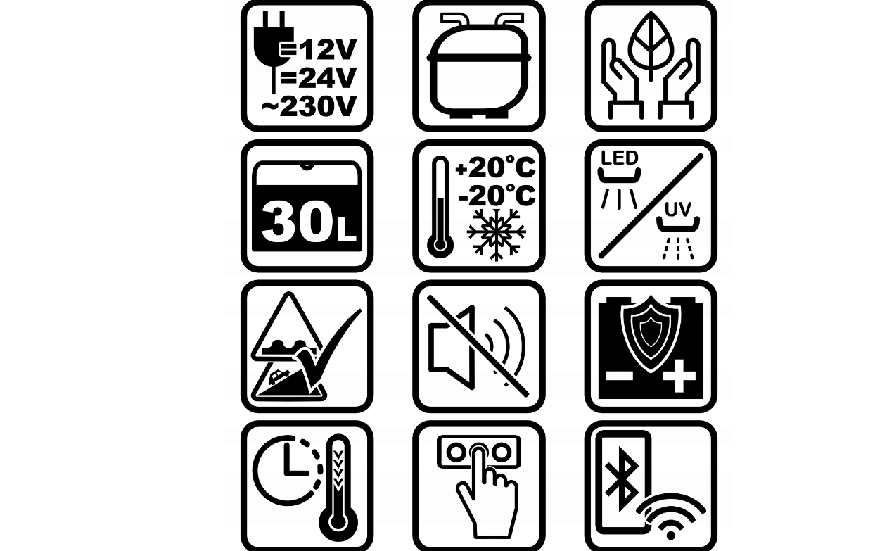 Frigider portabil cu compresor Wertberg LT 4.30, 30 l, Harder HD0128