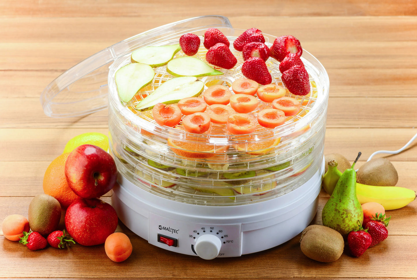 Deshidrator de alimente ajustabil DryMaster500, 500 W, MalTec 110377