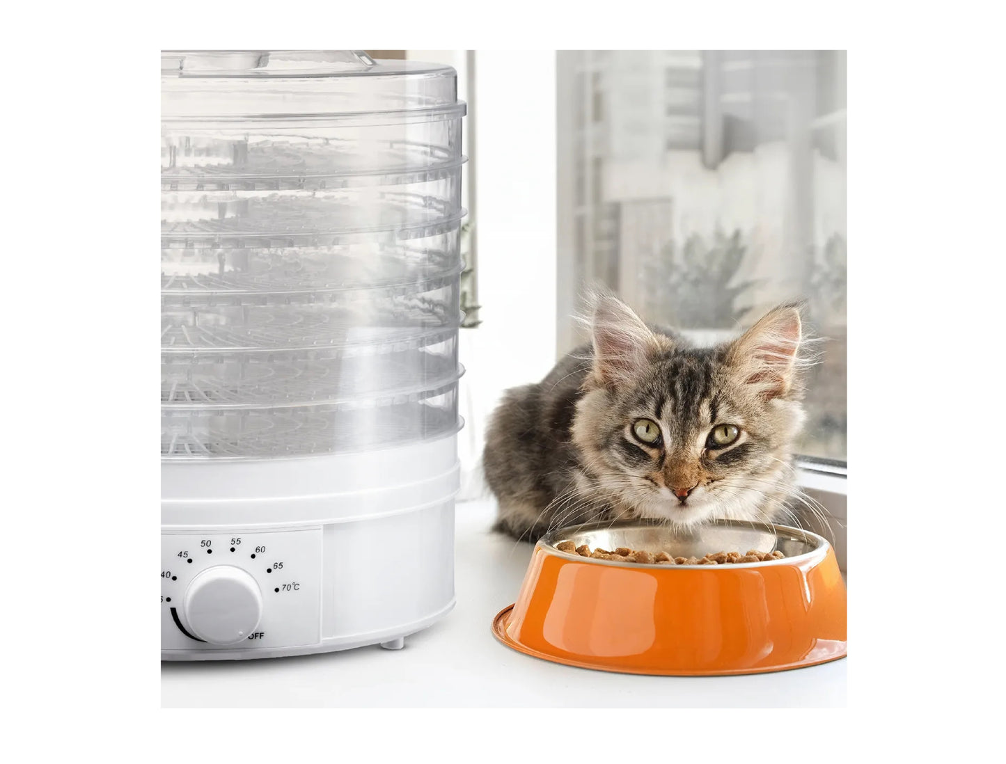 Deshidrator de alimente ajustabil DryMaster500, 500 W, MalTec 110377