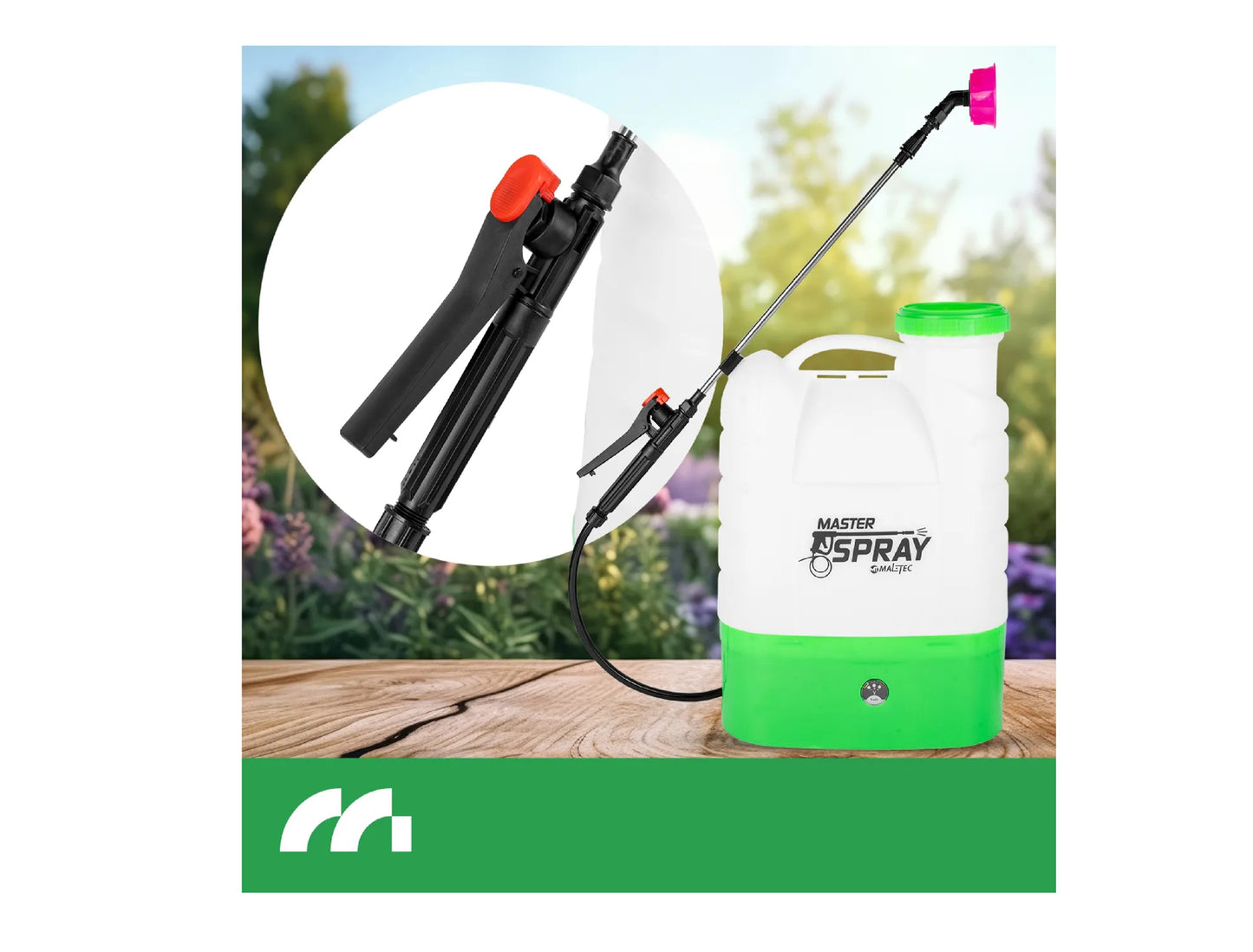 Pulverizator electric de gradina tip rucsac, capacitate 16 l, MalTec 111438