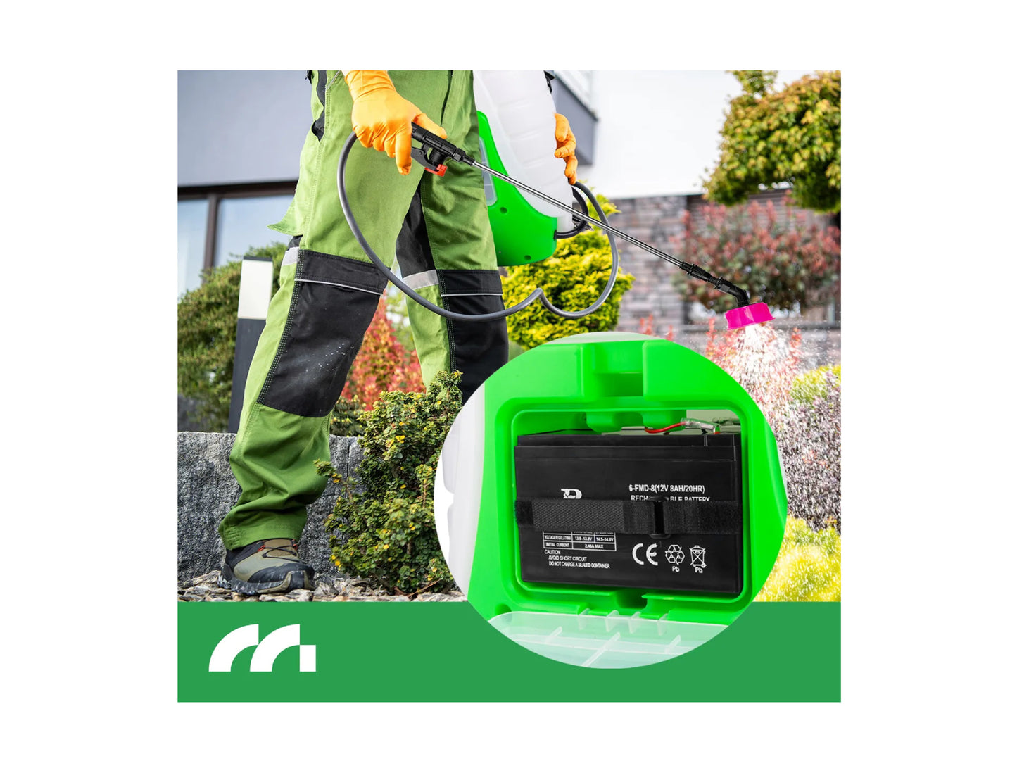 Pulverizator cu acumulator MasterSpray, 18 l, MalTec 111439