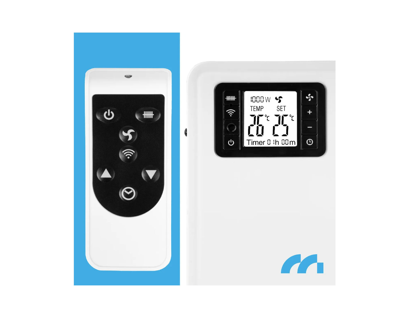 Convectr electric de podea CH3500W Turbo, Wi-Fi, 2300 W, MalTec 112398