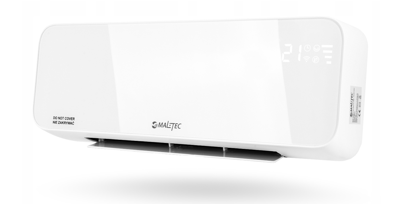 Aeroterma de perete, 2000 W, telecomanda si Wi-Fi, MalTec 111273