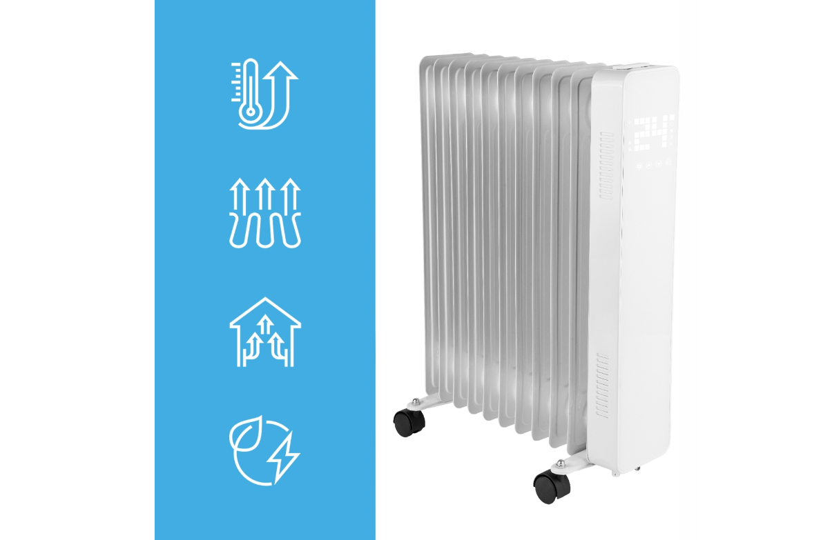 Calorifer electric cu ulei ProOil, 2500 W, MalTec 111937