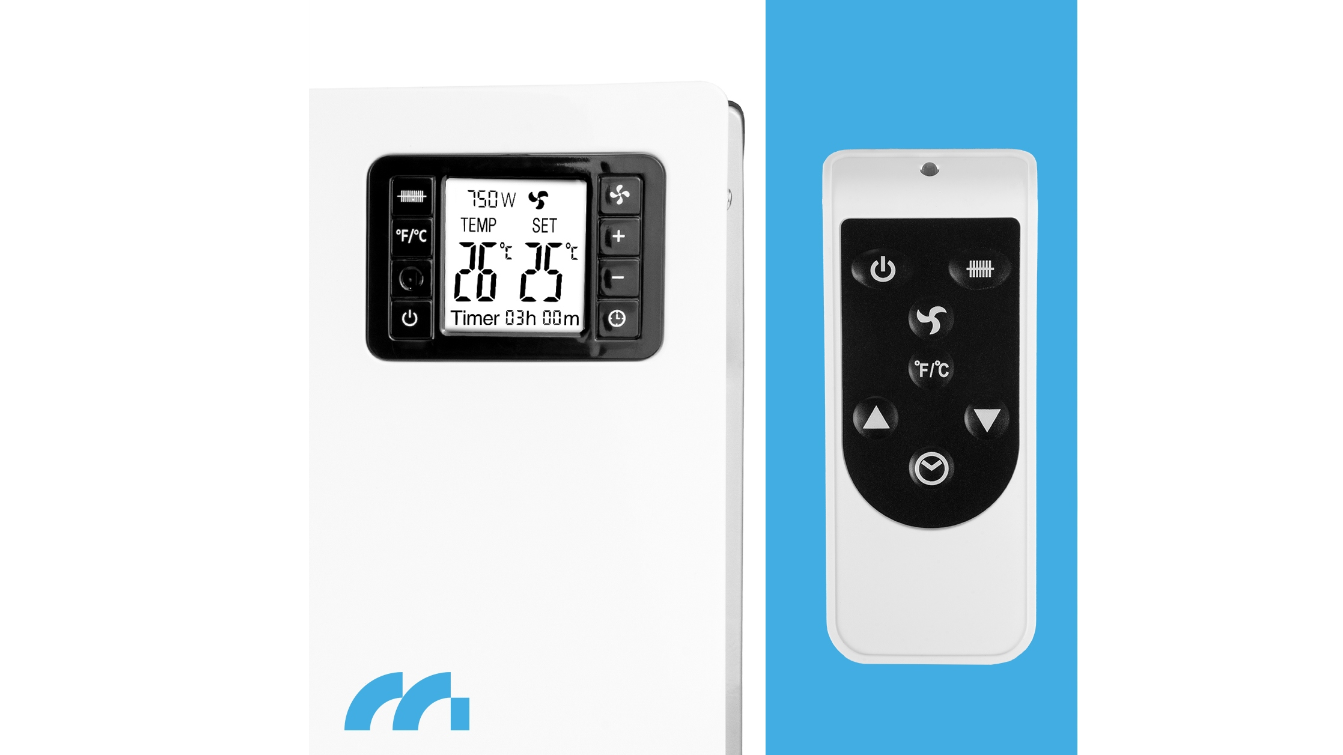 Convector CH2000DW cu panou, 2000 W, MalTec 111941