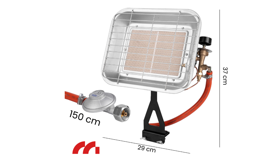 Incalzitor pe gaz GAS-4500WT, 4500 W, MalTec 111806