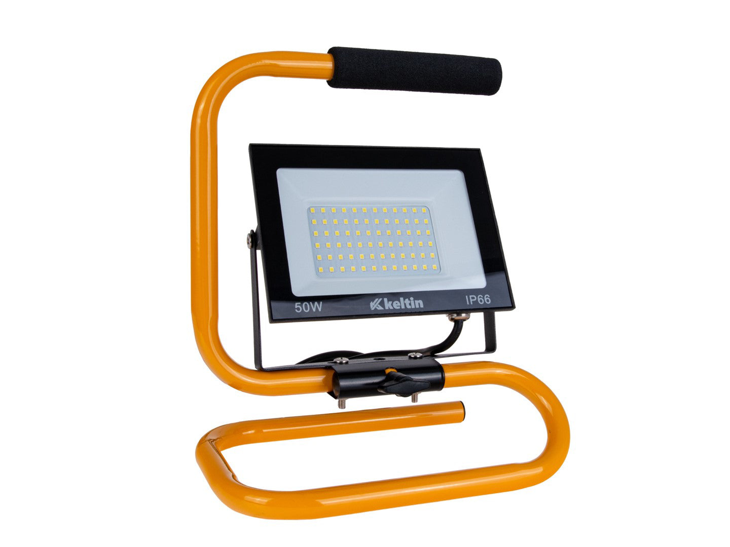 Proiector LED cu suport pentru constructii, alb neutru, 50 W, 4500 K, Keltin K02060