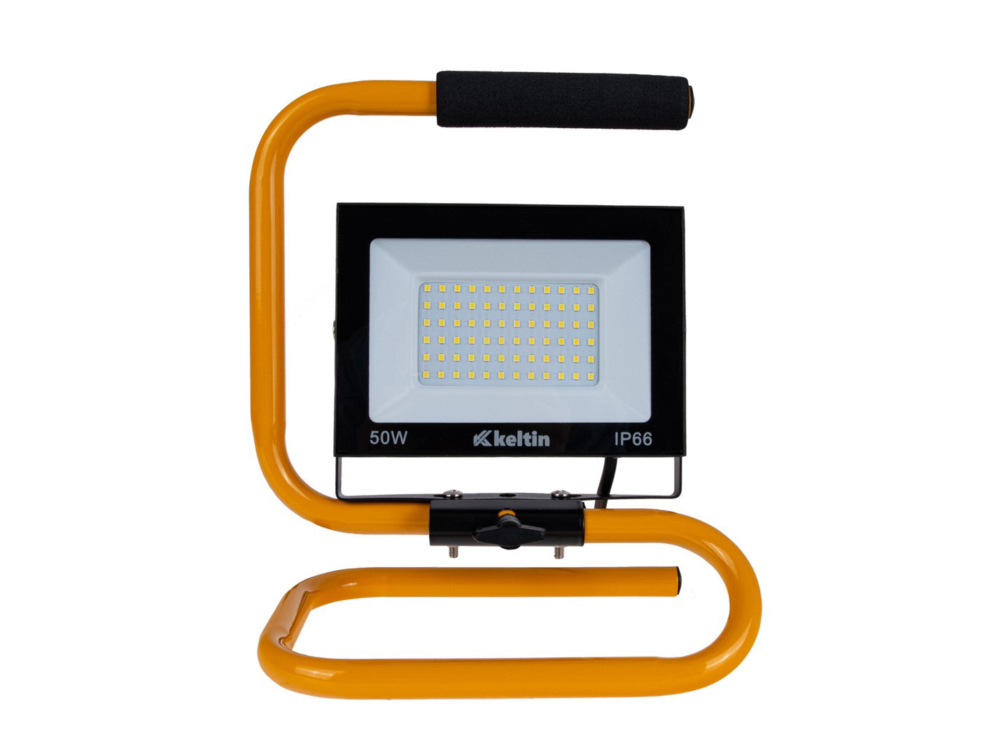 Proiector LED cu suport pentru constructii, alb neutru, 50 W, 4500 K, Keltin K02060