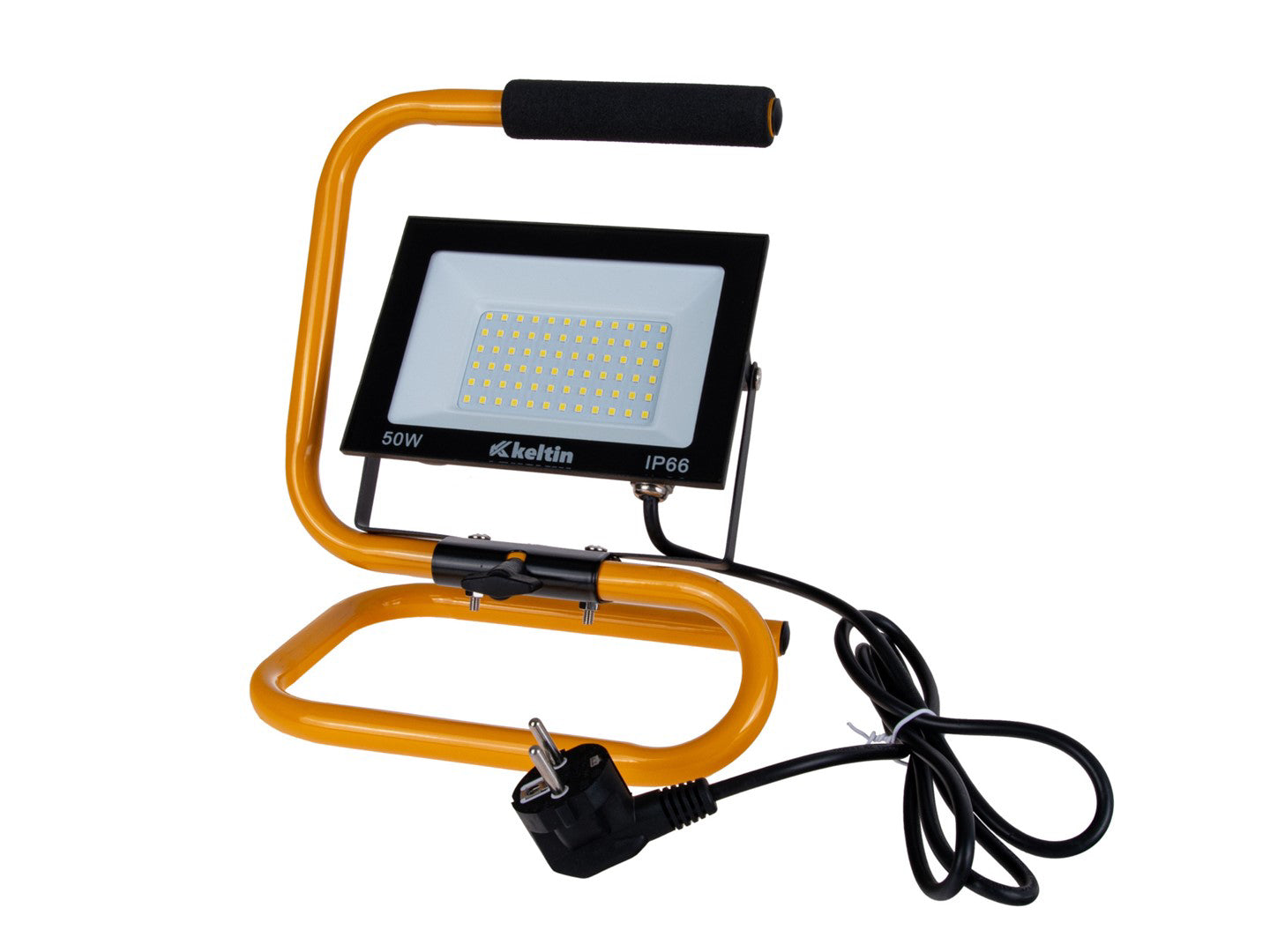 Proiector LED cu suport pentru constructii, alb neutru, 50 W, 4500 K, Keltin K02060