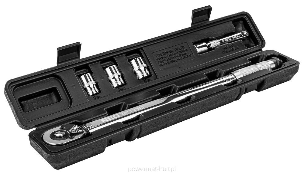 Cheie dinamometrica 1/2", 470 mm, 28-210 Nm, Red Technic RTKD0114