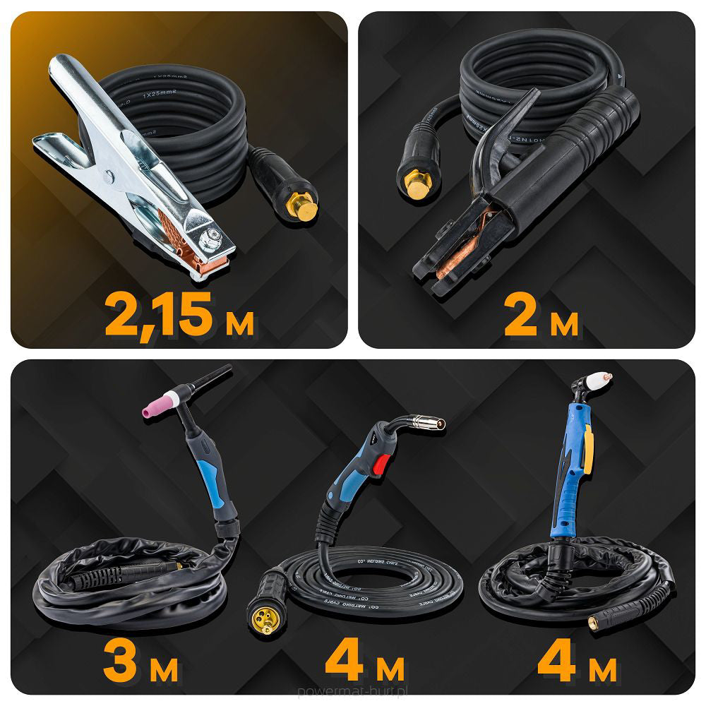 Aparat de sudura tip invertor migomat PM-IMGTS-250L-PRO, 250 A, Powermat PM1297