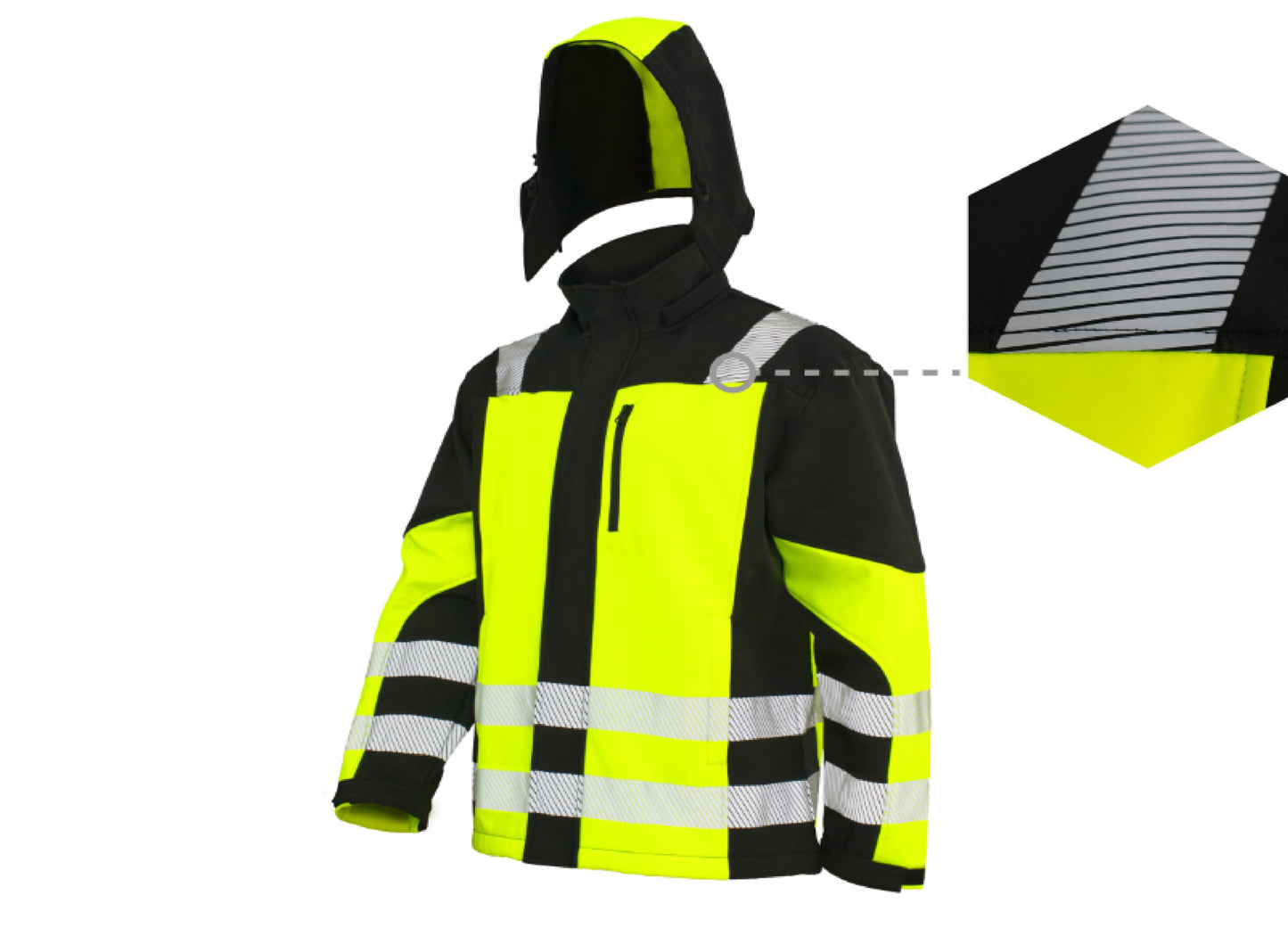 Jacheta Softshell Classic-Vis TT, galben, marimea M, Artmas ART701030