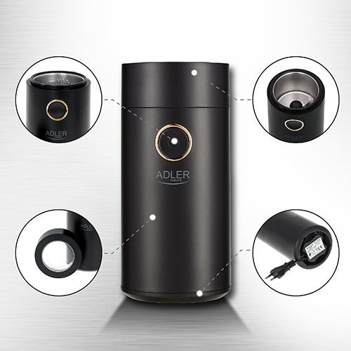 Rasnita de cafea, 150 W, negru, Adler AD4446BG