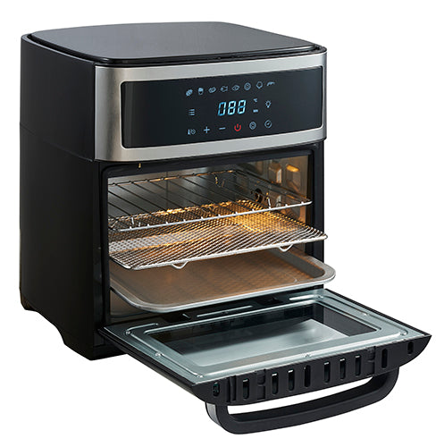 Cuptor fara ulei 8 in 1, 2500 W, capacitate 13 l, Adler AD6309