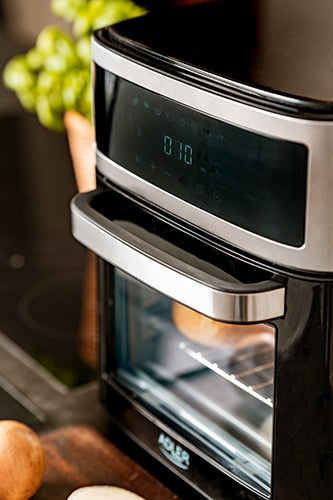 Cuptor fara ulei 8 in 1, 2500 W, capacitate 13 l, Adler AD6309