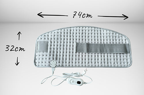 Centura de incalzire pentru zona lombara, 100 W, 32 x 32 cm, gri, Adler AD7437