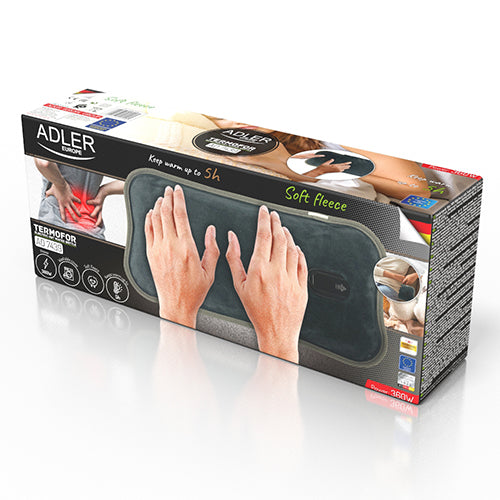 Perna electrica pentru apa calda, 360 W, gri inchis, Adler AD7439