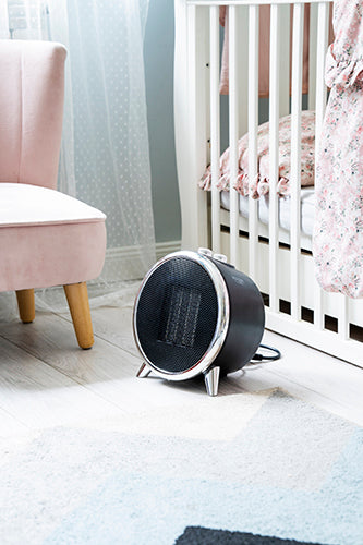 Aeroterma ceramica, 1500 W, 2 trepte putere, treapta aer rece, termostat, negru, Adler AD7742