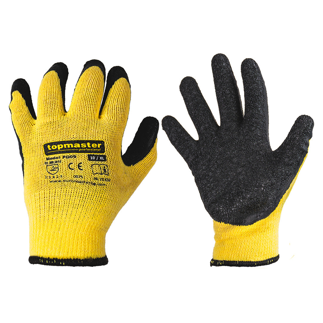 Manusi de protectie PG09 acoperite cu latex, Topmaster 558113