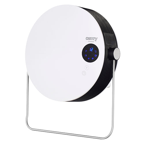 Aeroterma de baie ceramic, 2000 W, 2 trepte de caldura, afisaj LCD, termostat reglabil si sistem de protectie la supraincalzire, alb, Adler CR7747