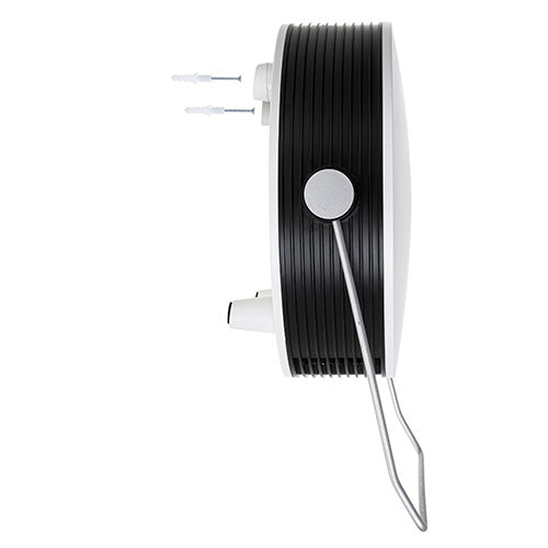 Aeroterma de baie ceramic, 2000 W, 2 trepte de caldura, afisaj LCD, termostat reglabil si sistem de protectie la supraincalzire, alb, Adler CR7747