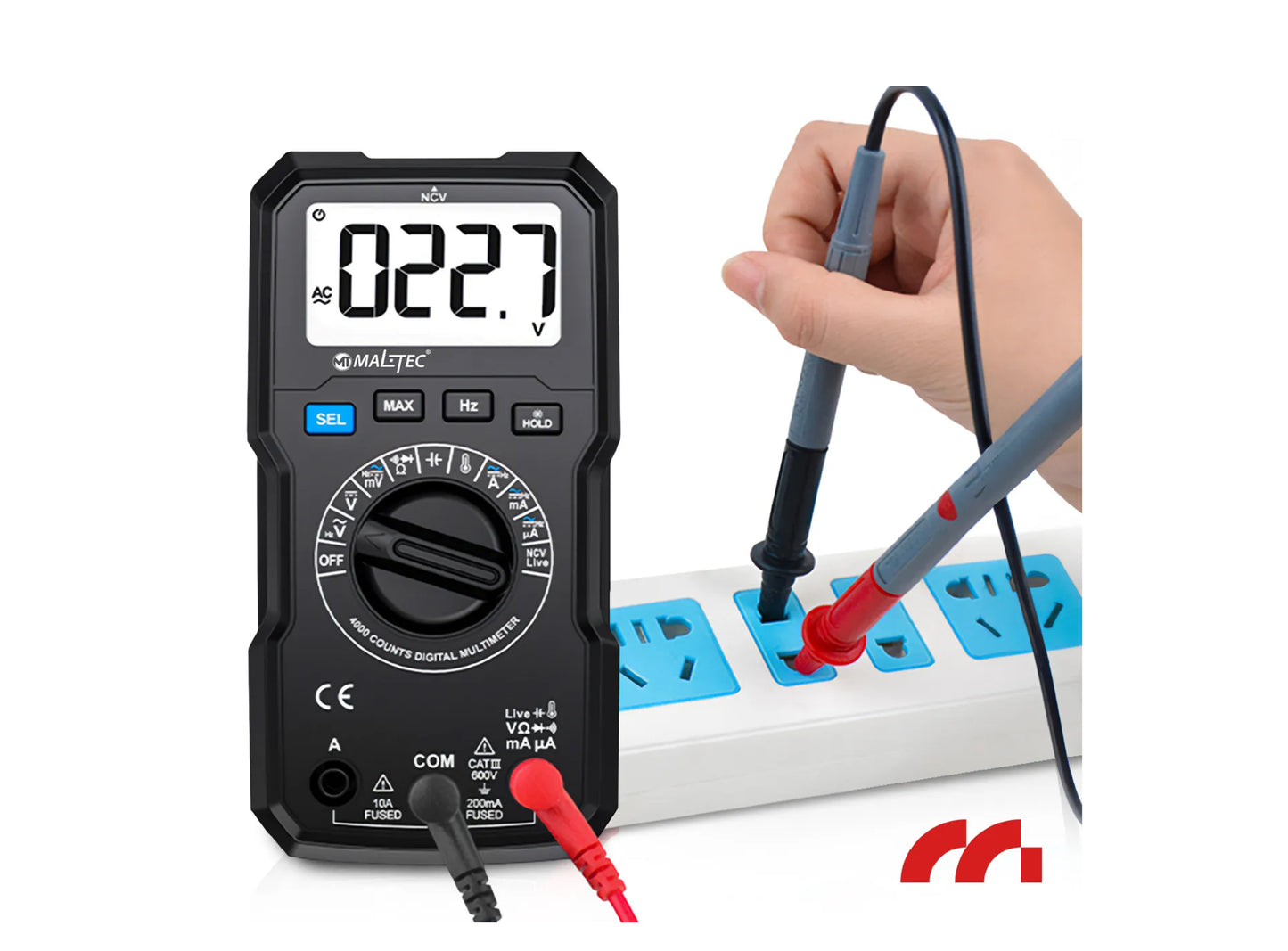 Multimetru digital LCD MasterMultimeter, MalTec 111917