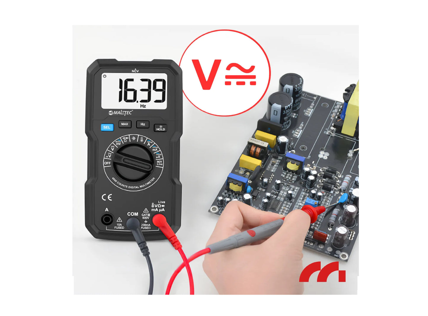 Multimetru digital LCD MasterMultimeter, MalTec 111917