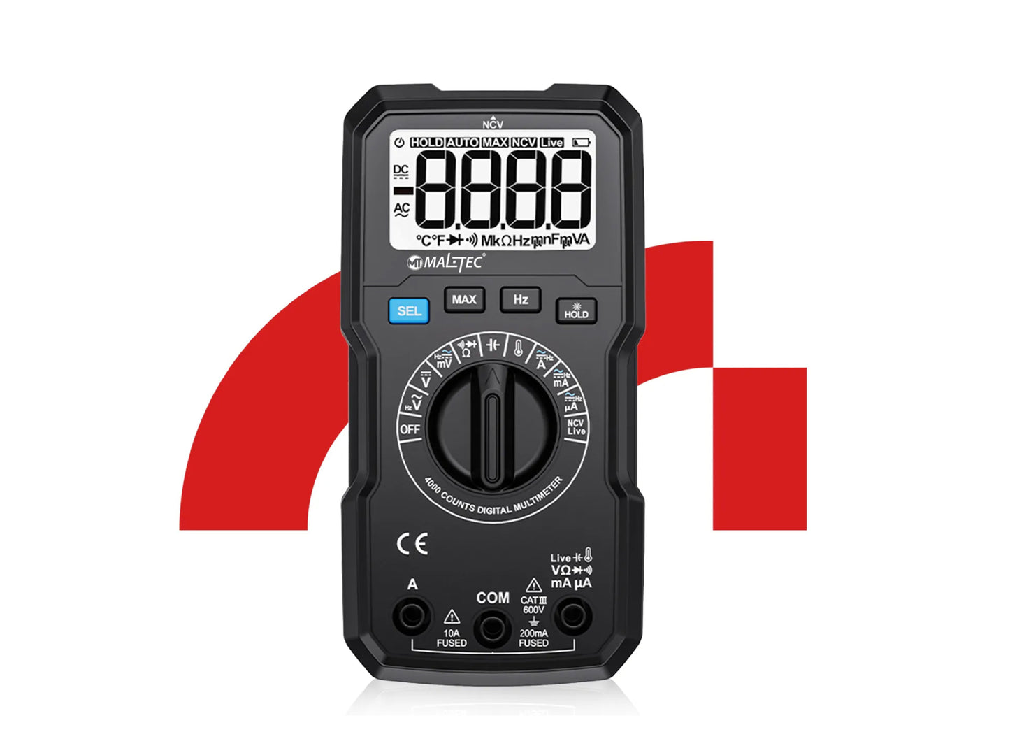 Multimetru digital LCD MasterMultimeter, MalTec 111917