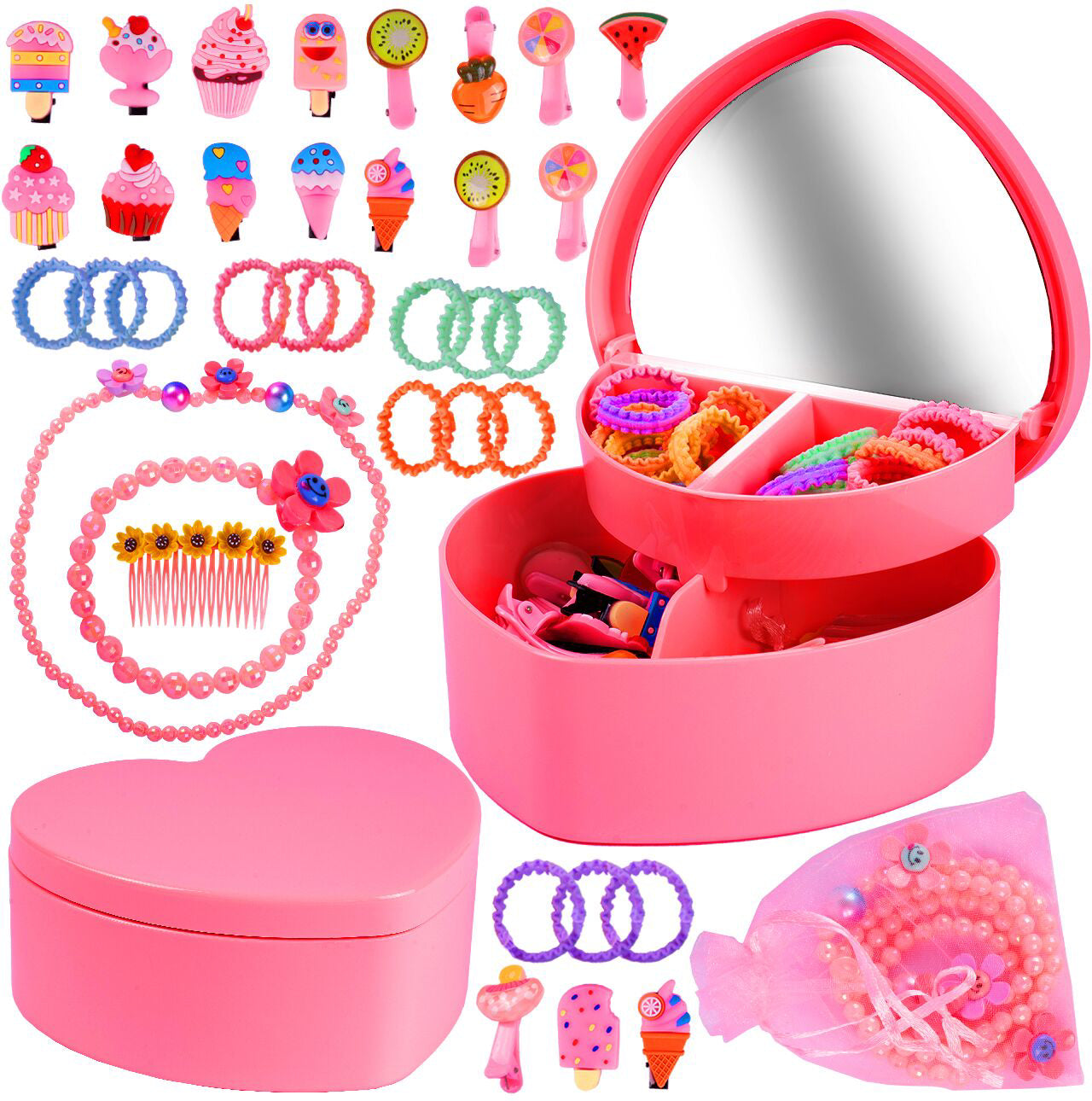 Set coafare pentru fetite, 43 elemente, MalPlay 110516