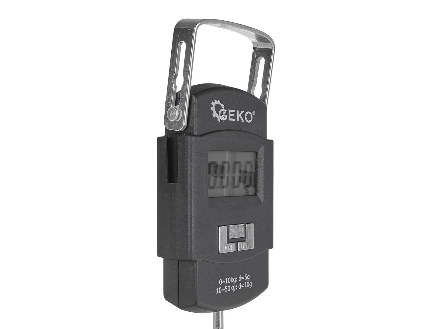 Cantar digital cu carlig, capacitate maxima de cantarire 50 kg, Geko G71150
