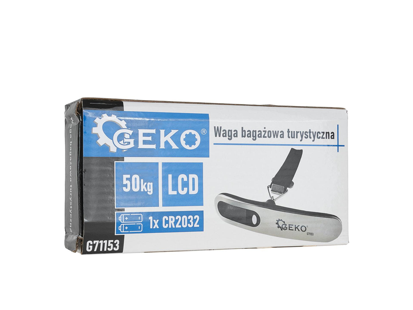 Cantar de bagaje cu afisaj LCD, capacitate maxima de cantarire 50 kg, Geko G71153