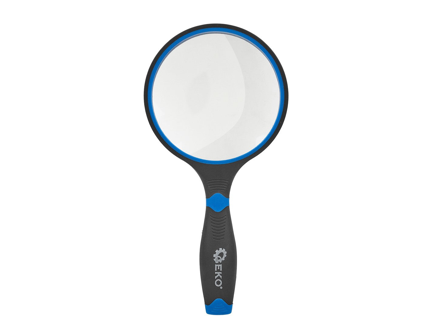 Lupa cu maner cauciucat, 100 mm, 3 x, Geko G03225