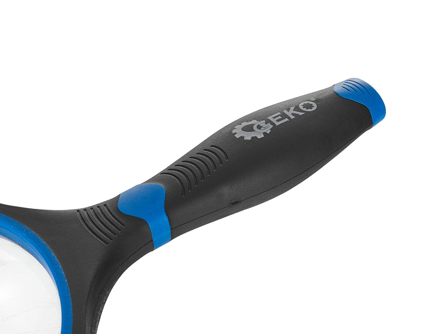 Lupa cu maner cauciucat, 100 mm, 3 x, Geko G03225