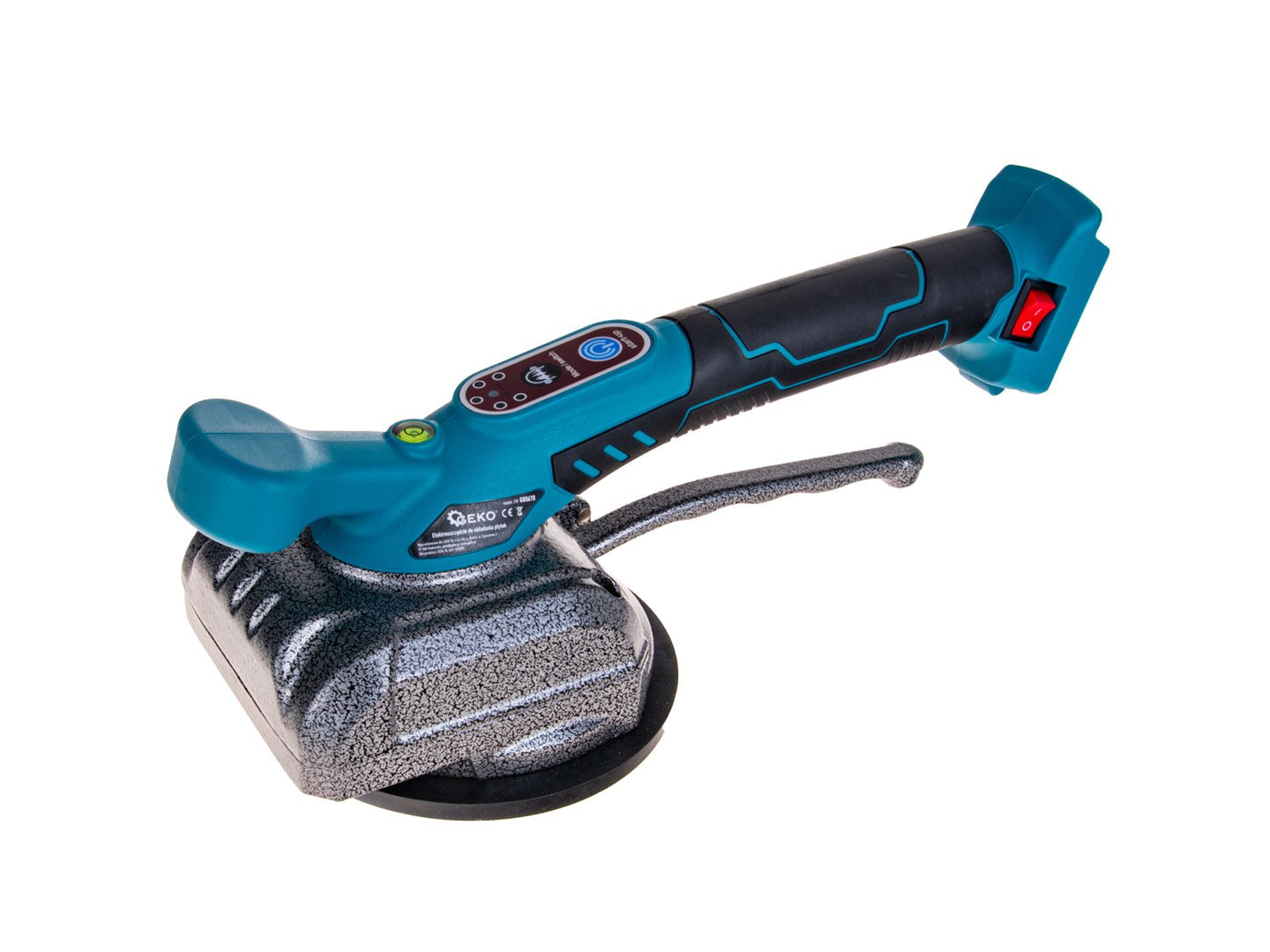Ventuza vibranta pentru gresie cu acumulator, 21 V, Geko G80670