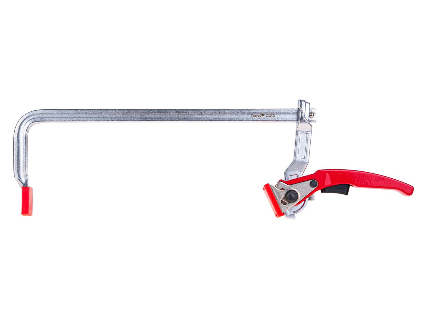 Clema de tamplarie tip F cu clichet, 250 x 80 mm, Tvardy T00583