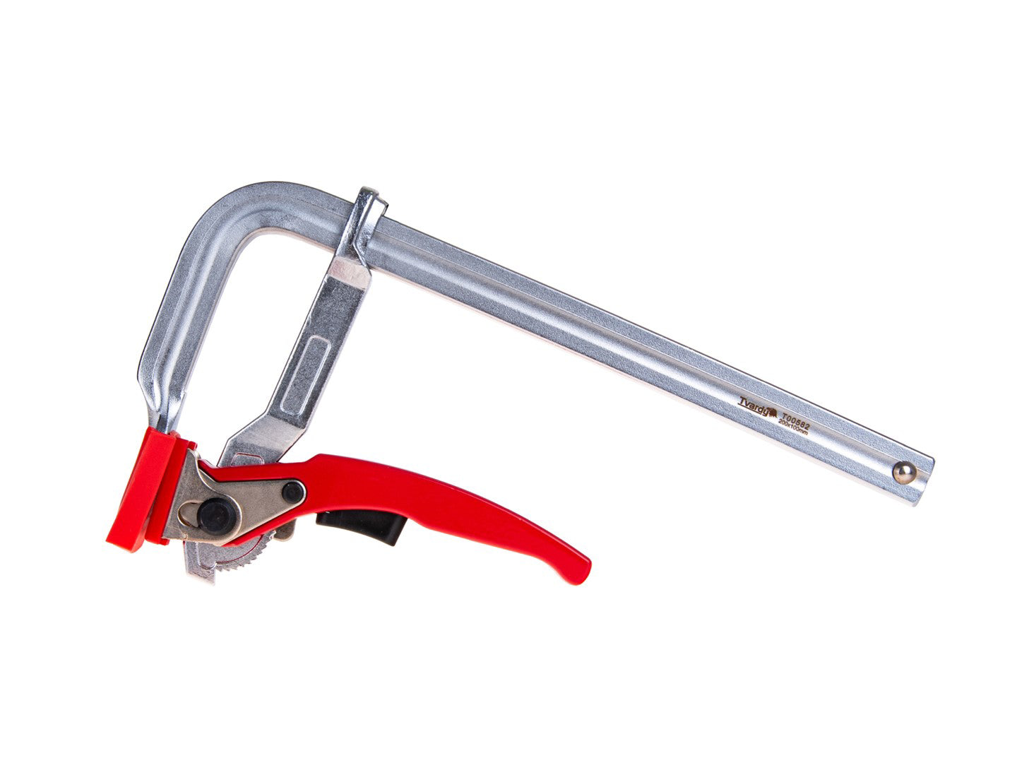 Clema de tamplarie tip F cu clichet, 200 x 100 mm, Tvardy T00582