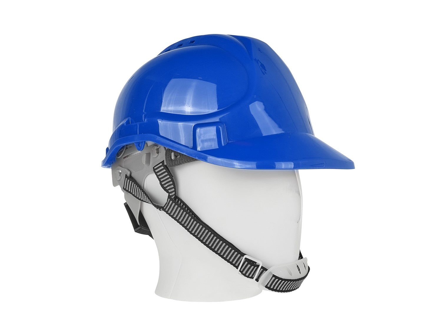 Casca de protectie reglabila, reglare marime 53-62 cm, albastru, Geko G90034