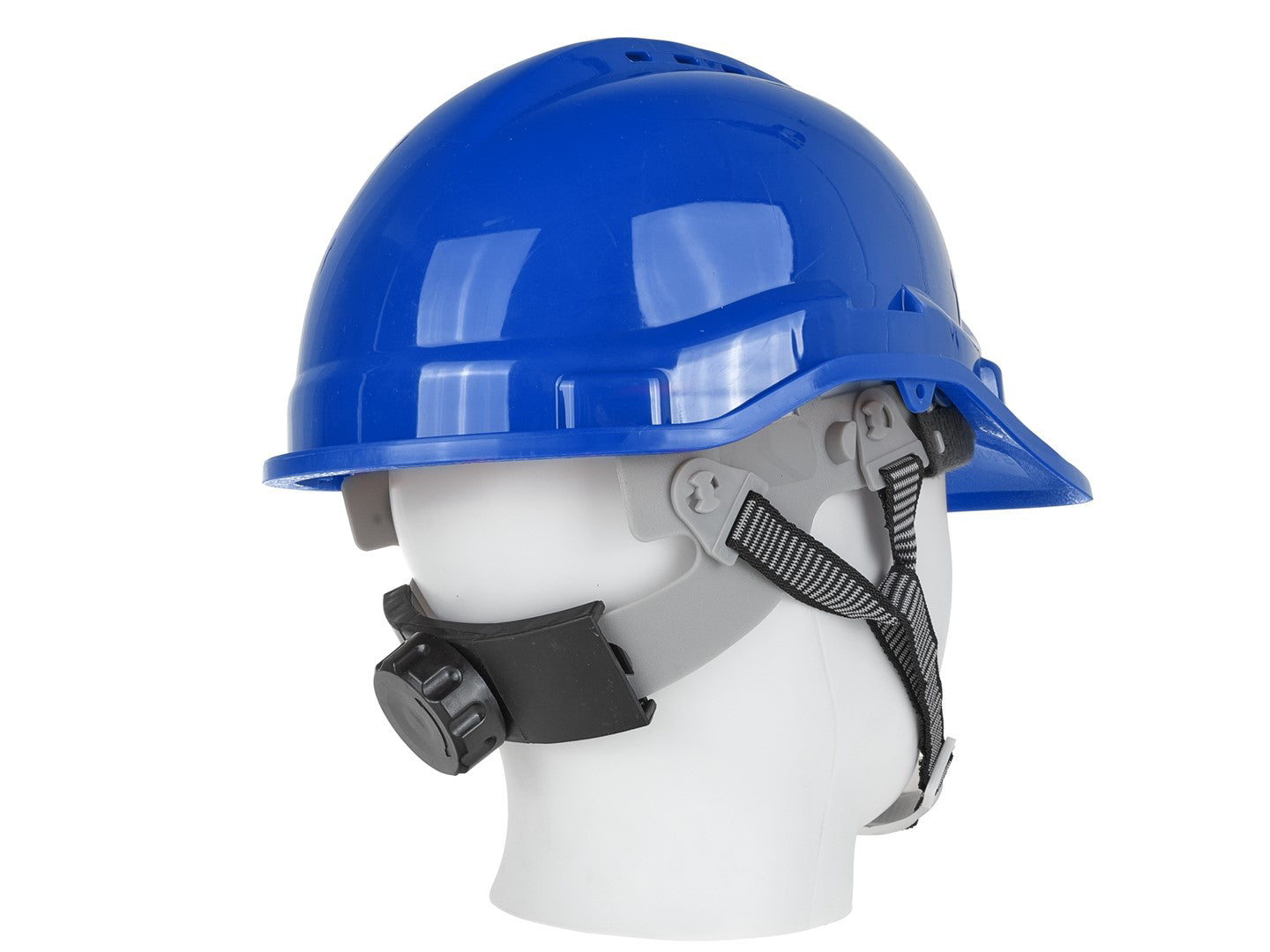 Casca de protectie reglabila, reglare marime 53-62 cm, albastru, Geko G90034