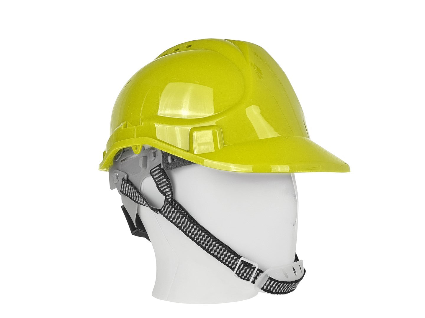 Casca de protectie reglabila, reglare marime 53-62 cm, galben, Geko G90035