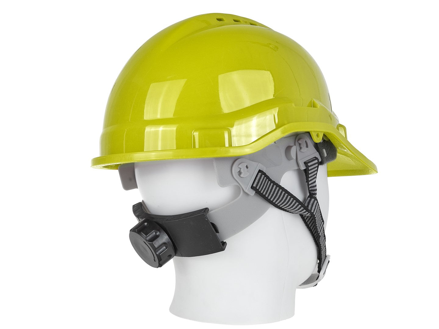 Casca de protectie reglabila, reglare marime 53-62 cm, galben, Geko G90035