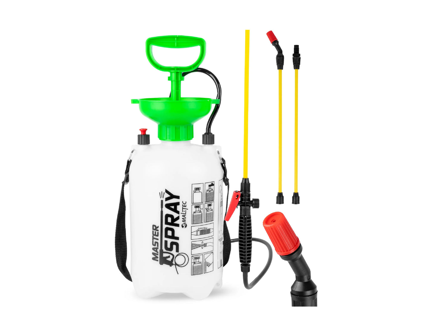 Pulverizator manua de gradina MasterSpray5L cu lance, capacitate 5 l, MalTec 111437